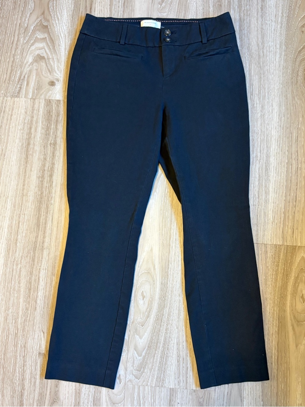 Anthropologie The Essential Slim Pants Size 2 black
